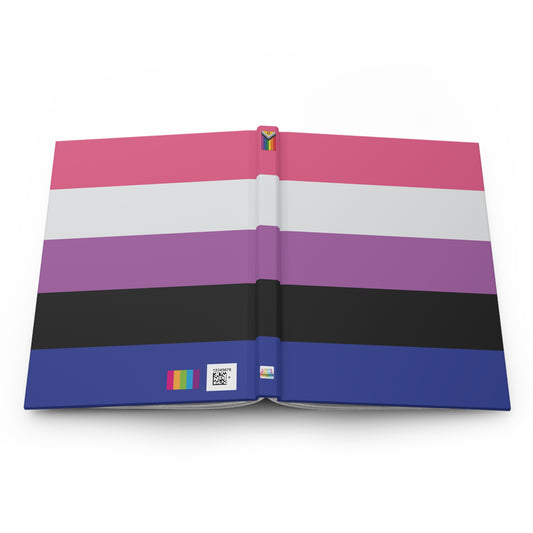 Genderfluid Pride Journal, lined