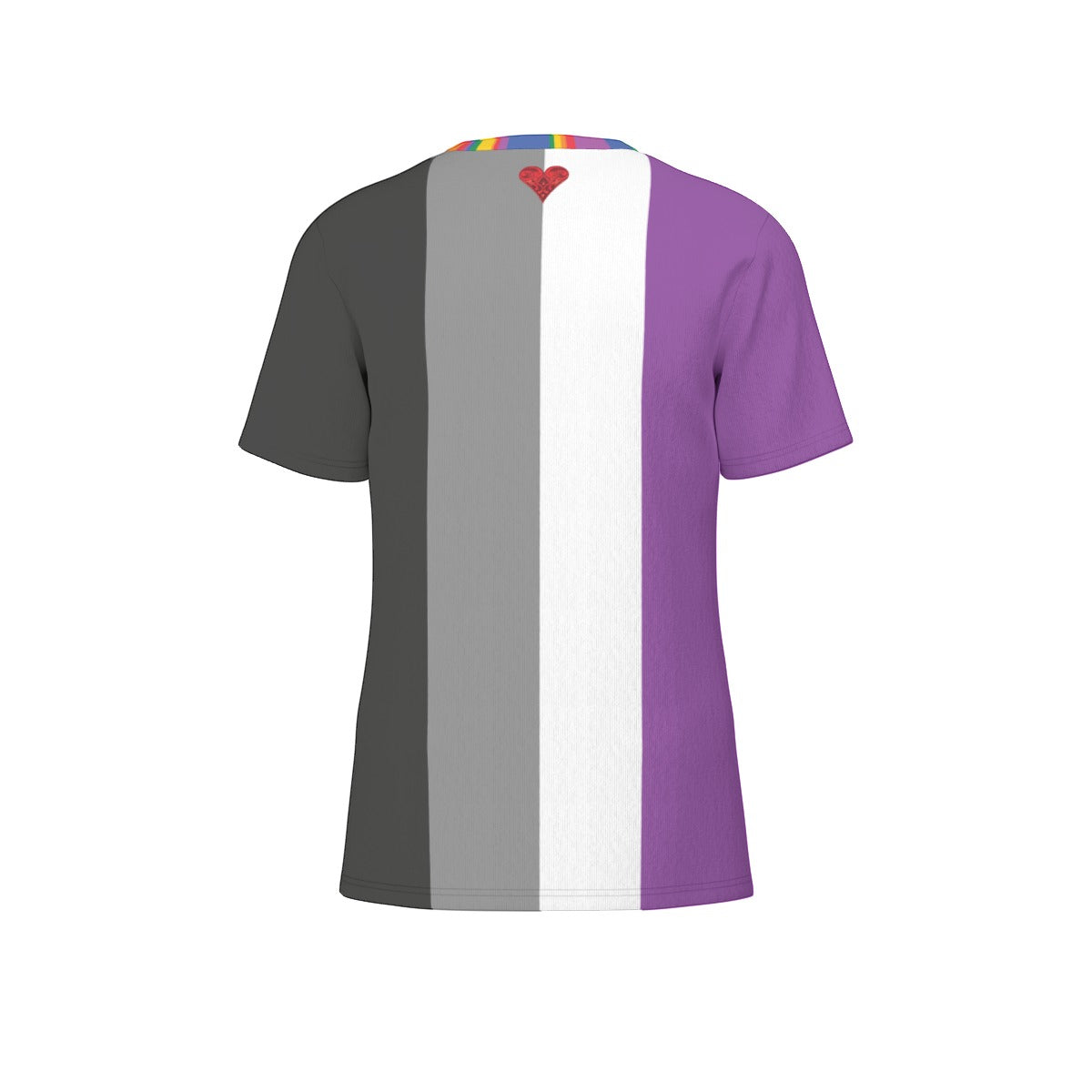 Ace of Hearts Asexual Pride Tee - 100% Cotton 190gsm