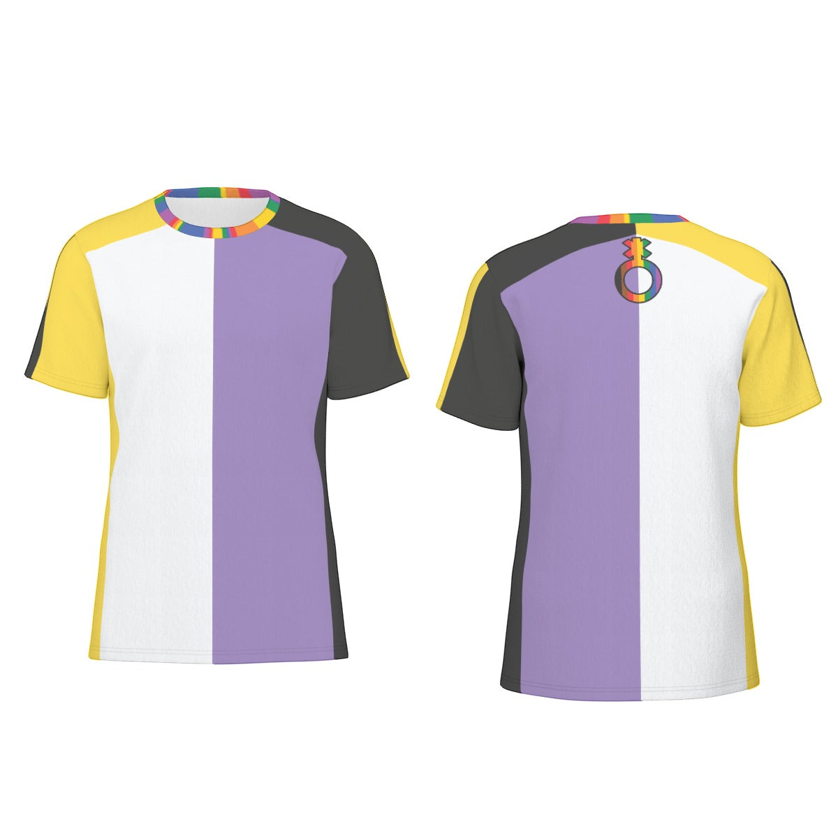 Nonbinary Pride Tee - 100% Cotton 190gsm