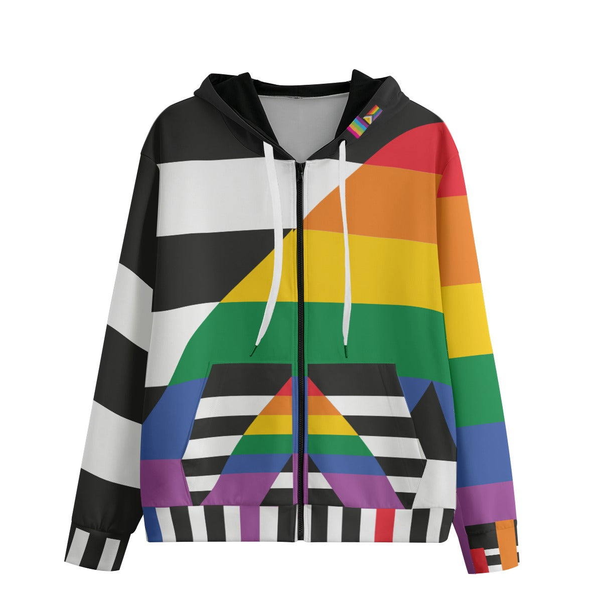 Ally Pride Zip-Up Hoodie - 100% Cotton 310gsm