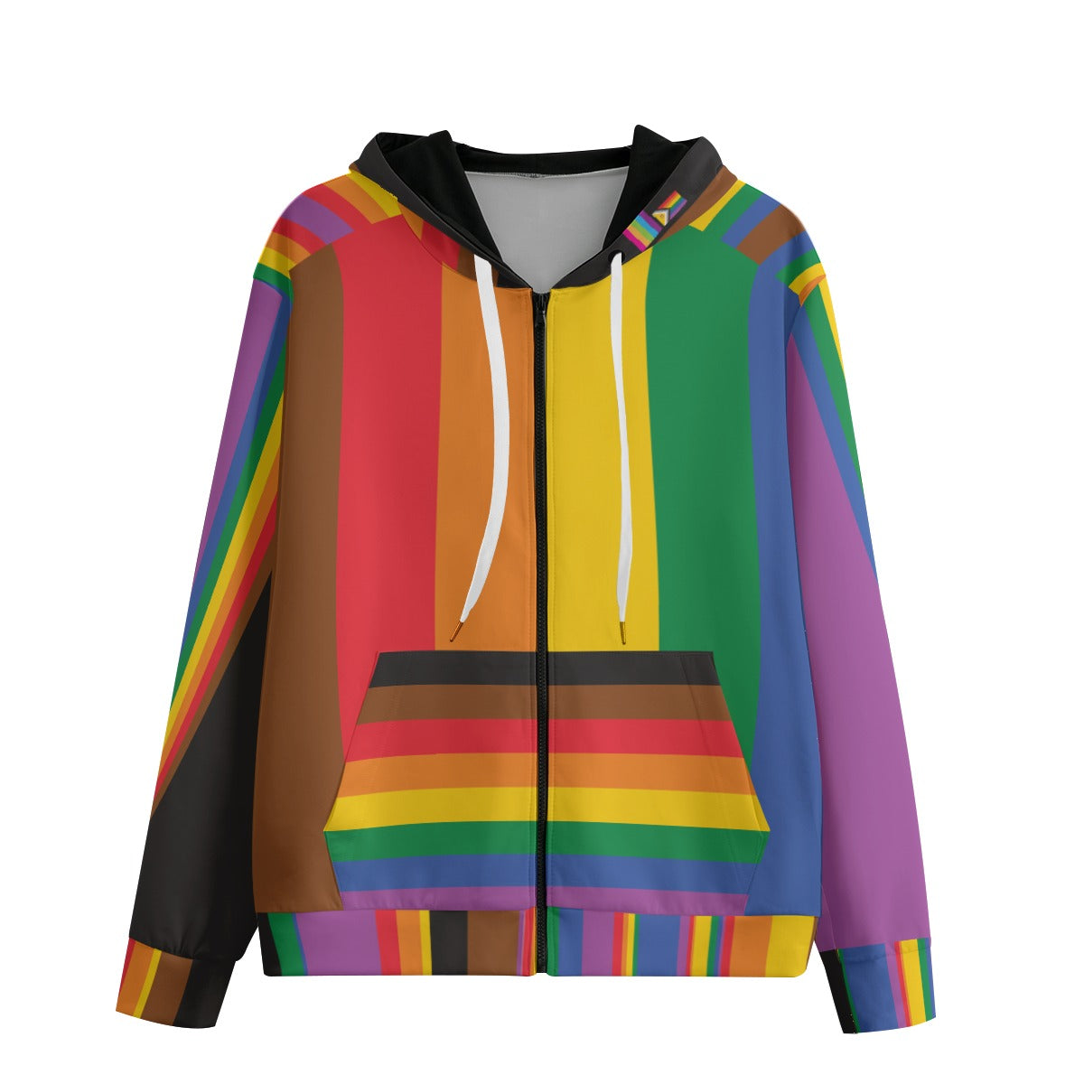 Philadelphia Pride Zip-Up Hoodie - 100% Cotton 310gsm